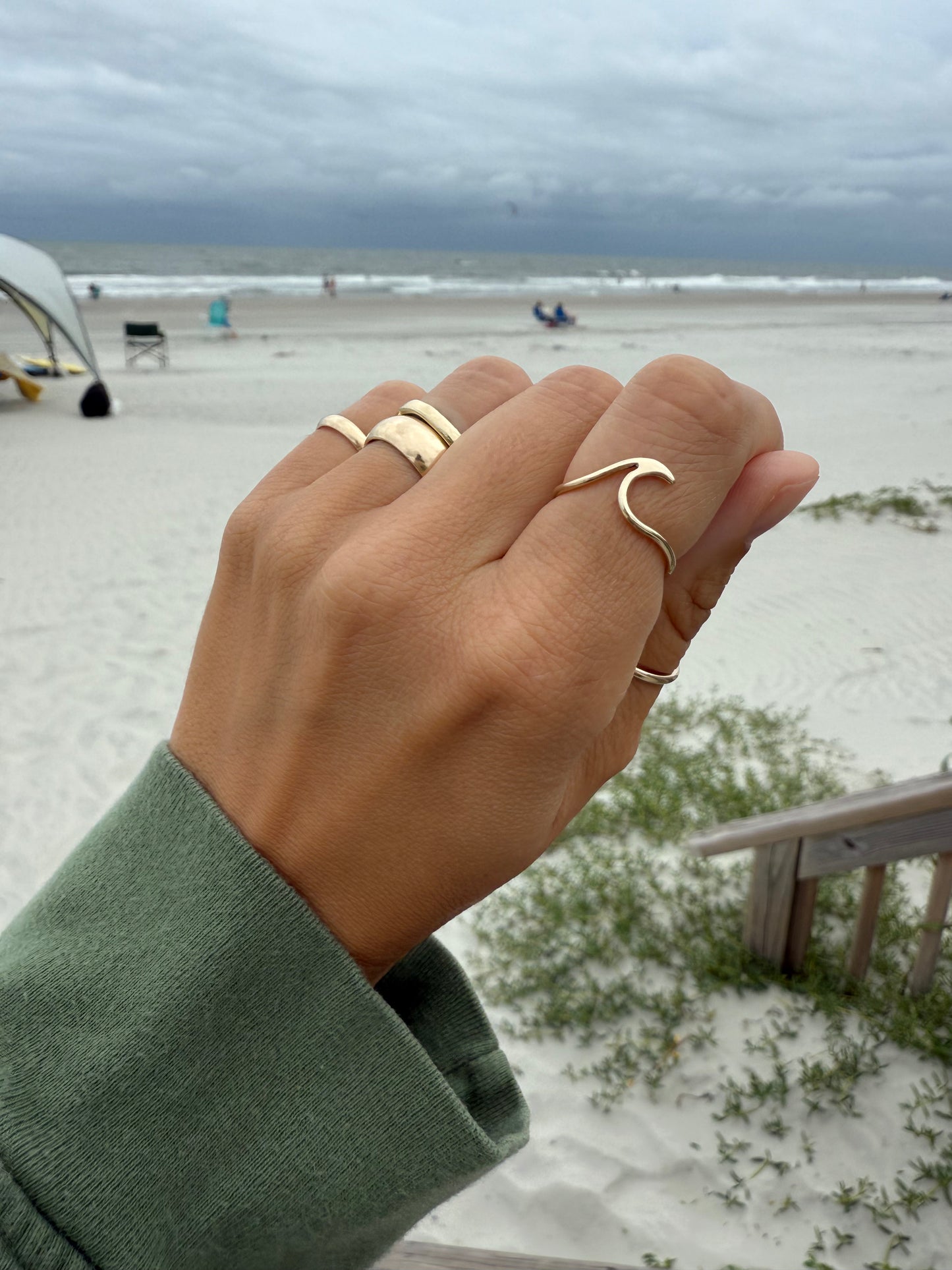 Sea What I Mean | 14k Yellow Gold Wave Ring